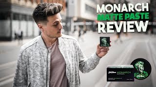 Mens Hair  Monarch Matte Paste Official quotReviewquot  BluMaan 2018 [upl. by Asennav344]