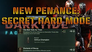 Darktide Secret Hard Mode  New Penance [upl. by Yemerej]