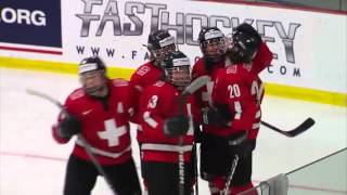 SwedenSwitzerland 23 IIHF Ice Hockey Womens World Championship [upl. by Yrod]