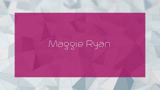 Maggie Ryan  appearance [upl. by Chevalier]