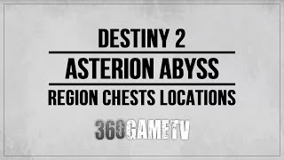 Destiny 2 All Asterion Abyss Region Chests Locations Europa Region Chests Locations Guide [upl. by Pride]