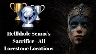 Hellblade Senua’s Sacrifice  All Lorestone Locations Stories From the North Trophy [upl. by Yrotciv]