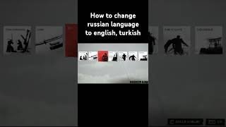 Ghost of Tsushima How to change russian language to english turkish [upl. by Clayborne]