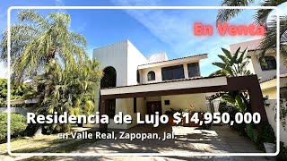 Espectacular Residencia de Lujo en Valle real Zapopan Jalisco [upl. by Smoht]