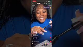 Zaria Imani TikTok live Nov 18 2023 pt 1 [upl. by Marysa]