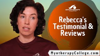 Myotherapy College of Utah Rebeccas Testimonial amp Reviews [upl. by Lela]