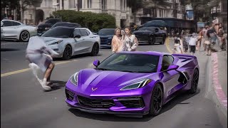 Don’t touch my car full version Prank super car Funny video corvette ferrari supercars [upl. by Nicolette]