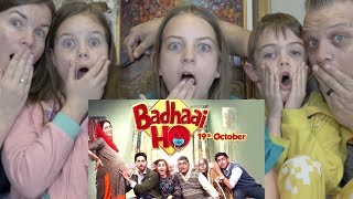 BADHAAI HO MOVIE  AMERICAN FAMILY REACTION [upl. by Zalucki]