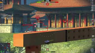 World of Tanks WoT Blitz  Lost Temple Map  P43 ter Medium Tank 31K Damage [upl. by Neerac]