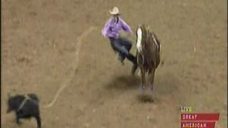 Tie Down Roping  2013 NFR Round 10 [upl. by Isma]