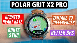 Polar Grit X2 Pro HandsOn A Scientists Perspective Heart Rate GPS Build [upl. by Aryaz]