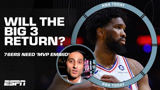 Sixers NEED MVP Joel Embiid to WIN 🏆 Will the Big 3 RETURN  NBA Today [upl. by Starla]