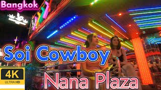 4K SOI COWBOY amp Nana Plaza  Sukhumvit soi 4 Bangkok Thailand [upl. by Haberman]