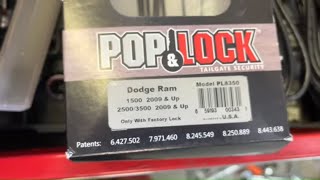 Pop amp Lock PL8350 Dodge Ram 1500 2500 3500 Tailgate security lock 20092014 4th Gen Cummins 67L [upl. by Allesig]