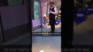 Un employé SNCF danse dans le train [upl. by Llerot726]