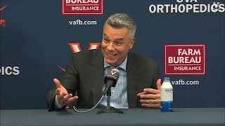 MENS BASKETBALL  Tony Bennett Retirement Press Conference [upl. by Assenar]