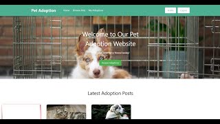 Pet Adoption System FurrEverCareProject1 [upl. by Kurzawa]