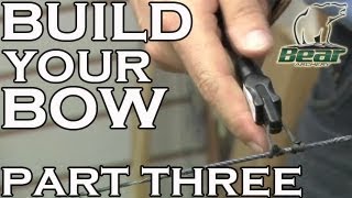 Build your Bow Part 3  Fitting the Dloop [upl. by Rafaelof720]