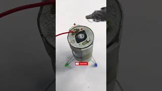 DC Motor Project  DC Motor  trending diy experiment Creative ns [upl. by Varney]