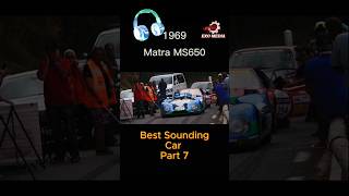 🔥Best Sounding Car Part7🏎️ Matra MS650  V12  shortsfeed [upl. by Ahsikal]