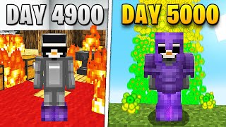 I Survived 5000 Days in HARDCORE Minecraft… [upl. by Ahseenak]