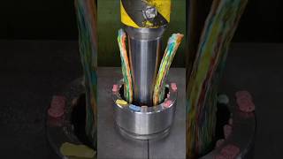 Compilation Of Best Candy Crushes With Hydraulic Press hydraulicpress crushing satisfying [upl. by Fried228]