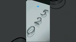 How to write letters in 3D 3d 3dletters 3dnumber [upl. by Shirlie]