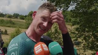 Ryan Mullen  Interview at the finish  Stage 4  Critérium du Dauphiné 2023 [upl. by Imotih]