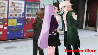 DanganronpaNaeGiri Vs KomaHina MMD [upl. by Lennej]