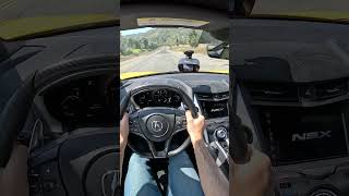 The Acura NSX Type S Gets to 60 in 33 Seconds POV Drive shorts [upl. by Larianna]