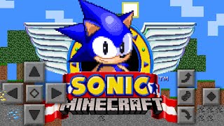 Sonic In Minecraft 2D ✪ Full Gameplay [upl. by Amoeji]