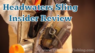 Simms Headwaters Sling Pack 2014  Joe McGinley Insider Review [upl. by Arutek253]