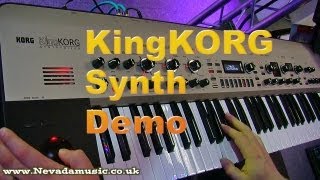 Korg KingKORG Synthesizer Demo [upl. by Vasti]