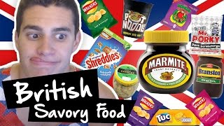 American Tries Savory British Food [upl. by Nila189]