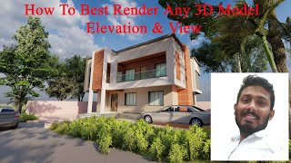 How To Best Render Any 3D Model Elevation amp View [upl. by Ettezil]