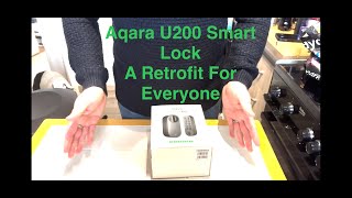 The Amazing Aqara U200 Smart Lock Retrofit Smart Lock With Home Key [upl. by Tiffa]