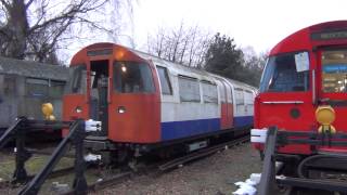 HD Old London Underground Stock Seen At Acton Works [upl. by Caldera11]