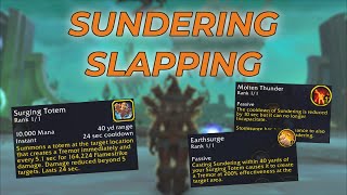 SUNDERING IS SLAPPING  Enhance Totemic Build for 1105 [upl. by Pownall376]