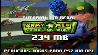 Pequenos jogos para PS2 via OPL  13 [upl. by Nwahsed665]