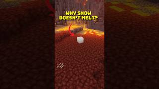 Why Snow Doesn’t Melt In Nether [upl. by Barbur]