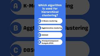 Which algorithm is used for hierarchical clustering [upl. by Hartmunn]