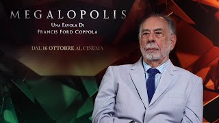 Roma il giorno di Francis Ford Coppola quotKamala sarà una grande presidente lAmerica ne gioveràquot [upl. by Garett]