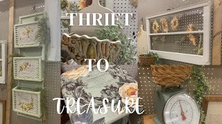 5 EASY Thrift to Treasure Resale Upcycled Home Decor [upl. by Neelrad]