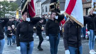 Kilcluney Volunteers Markethill  Pride of the Hill Rathfriland band parade 2024 clip 2 [upl. by Malchy]