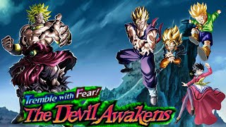 NO ITEM RUN STAGE 2 THE DEVIL AWAKENS  GOBROS VIDEL TRUNKS MISSION DBZ DOKKAN BATTLE [upl. by Nitsreik161]