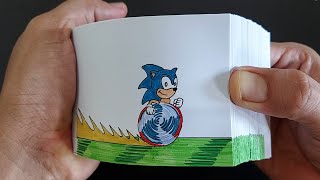 Flipbook SONIC  Sonic the Hedgedog [upl. by Gehlbach708]