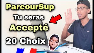 PARCOURSUP POUR LES ÉTUDIANTS ÉTRANGERS  Avec 20 CHOIX DÉCOLE  Études en France [upl. by Cupo]