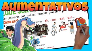 ✅ Los AUMENTATIVOS para NIÑOS [upl. by Aronel]