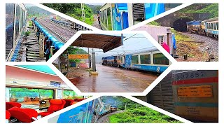 MANGALORE TO BANGALORE GOMATESHWARA EXPRESS FULL JOURNEYVISTADOME COACH SHIRIDI GHATSTRENDING [upl. by Hobie]