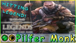 TES LEGENDS  Reaching Legend with Pilfer Monk Midrange Agility Willpower Deck  The Elder Scrolls [upl. by Ardel]